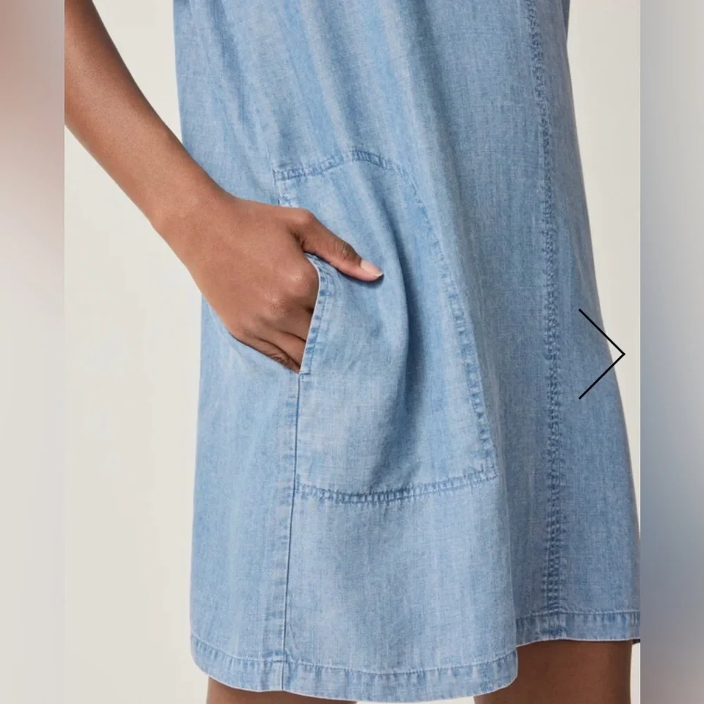 Splendid Lauren Indigo Mini Dress.  Size Small NWT - Picture 3 of 15